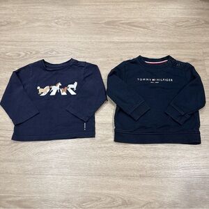 Jacadi Paris Tommy Hilfiger Blue Long Sleeve Tee Casual